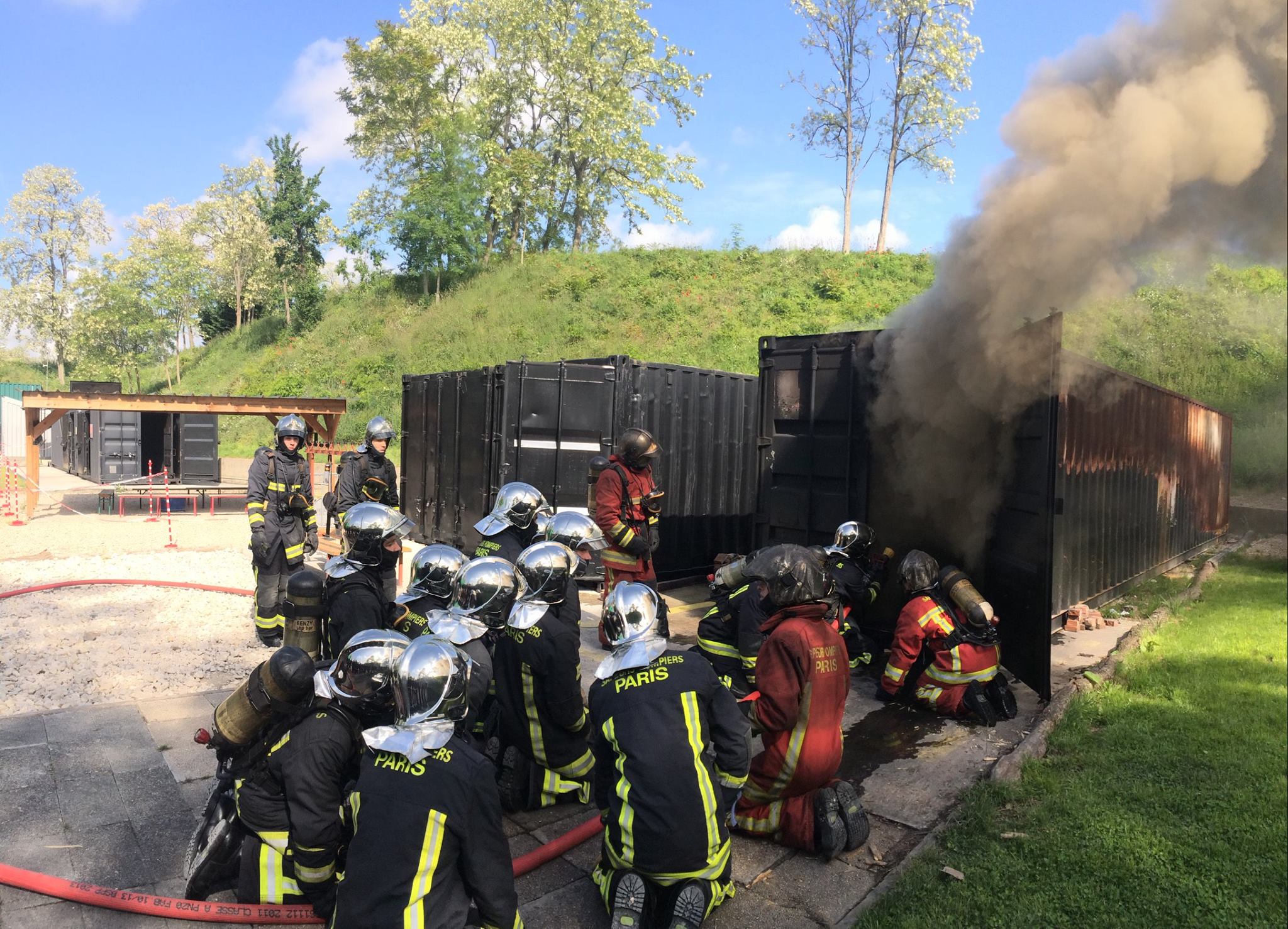 Paris Fire Brigade vehicle